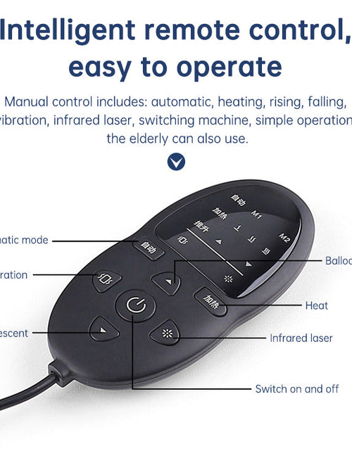 Load image into Gallery viewer, Waist Massager Lumbar Traction Inflatable Hot Compress Back Cervical Stretcher Massage Air Pressure Reduce Relief Pain
