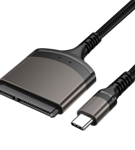 USB 3.0 to SATA Easy Drive Cable Serial Hard Disk 2.5-inch Mobile Hard Disk Adapter Cable USB Aluminum Alloy Shell