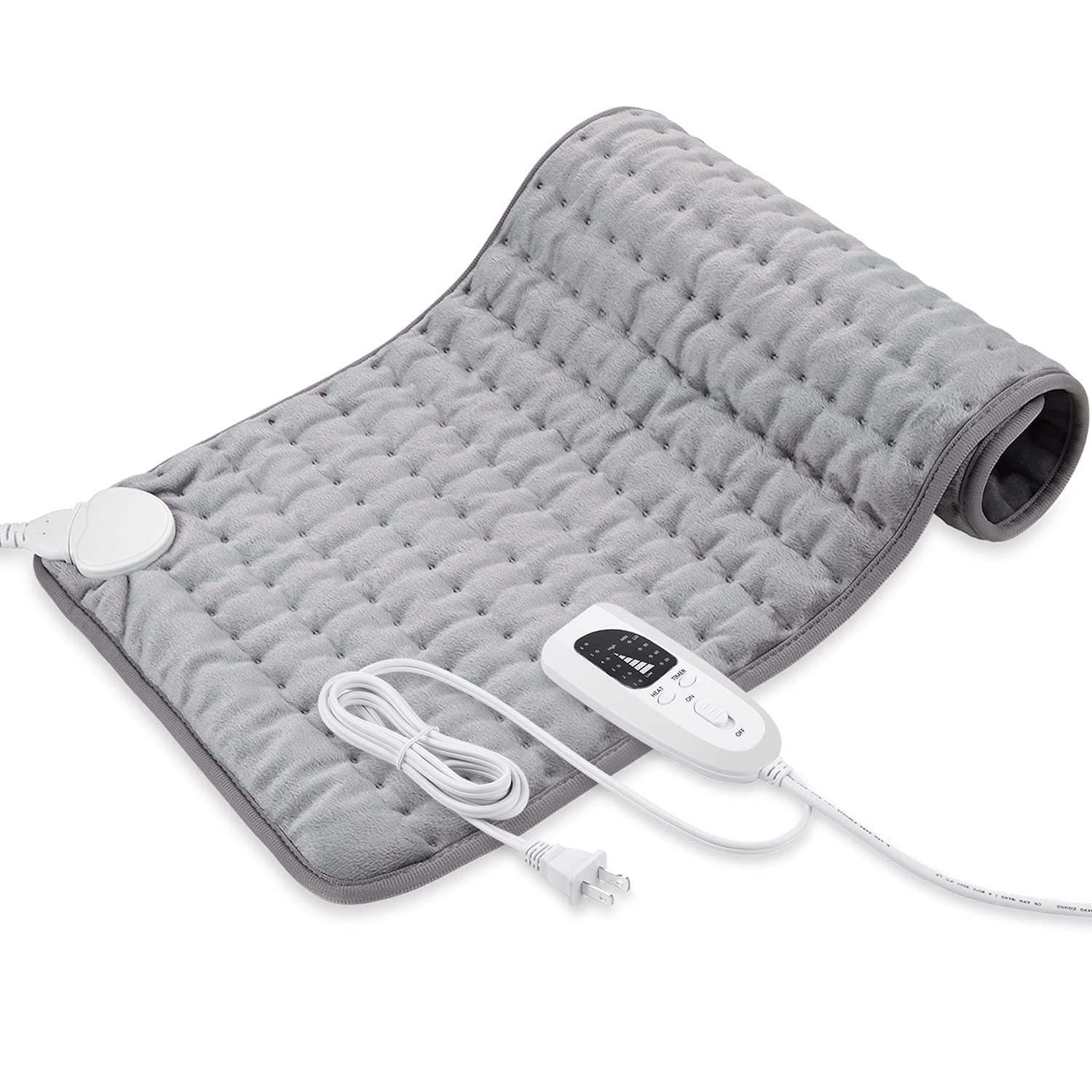 Heating pad single person draped warm blanket