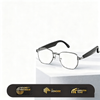【Unisex HY1005】Gunmetal Transparent Lens