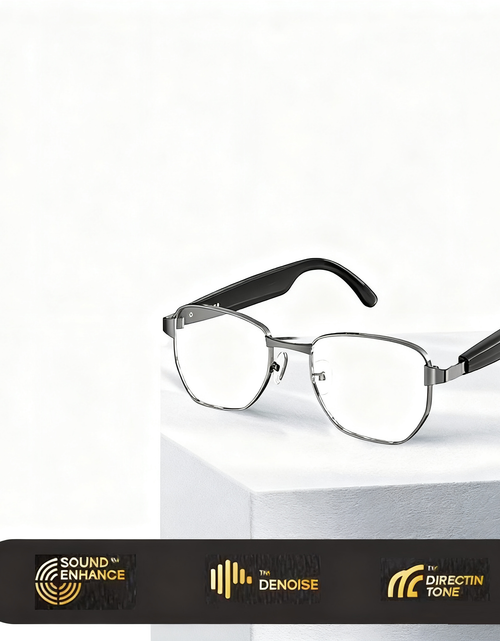 Load image into Gallery viewer, HY-C8 AI Intelligent Translation Wireless Bluetooth Glasses Earphones 75 Language Conference Simultaneous Interpretation
