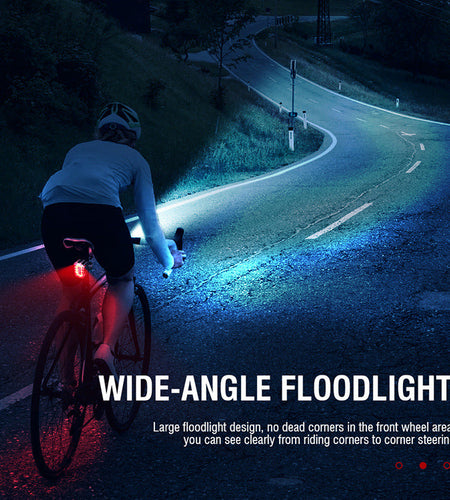 Bicycle lights, headlights, strong lights, night riding lights, taillights, mountain bikes, road bikes, children's charging, rainproof bike lights, cycling lights