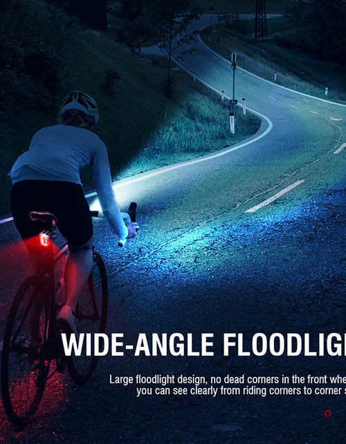 Load image into Gallery viewer, Bicycle lights, headlights, strong lights, night riding lights, taillights, mountain bikes, road bikes, children's charging, rainproof bike lights, cycling lights

