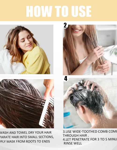 Load image into Gallery viewer, EELHOE Hair Mask Conditioner Moisturizes, Improves, Dyes, Irons, Smooths And Fluffs Hair Mask
