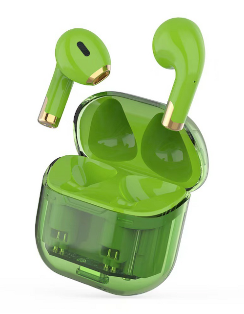 Load image into Gallery viewer, Transparent bin 5.3TWS Bluetooth headset APRO11 true wireless sports game headset call noise reduction

