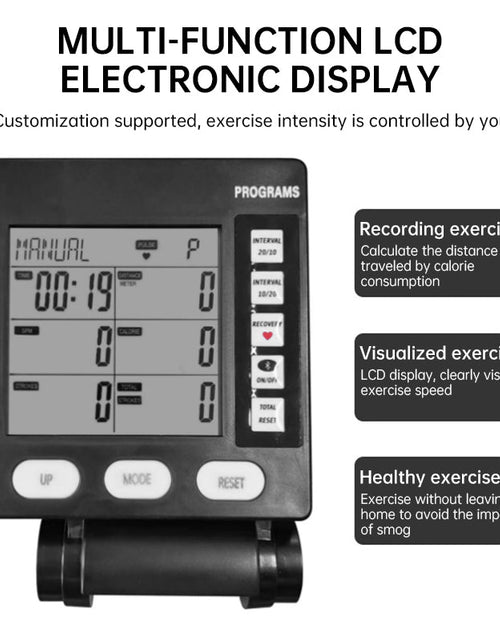 Load image into Gallery viewer, New multifunctional rowing machine counter, durable, easy to install, suitable for office and hotel workouts.

