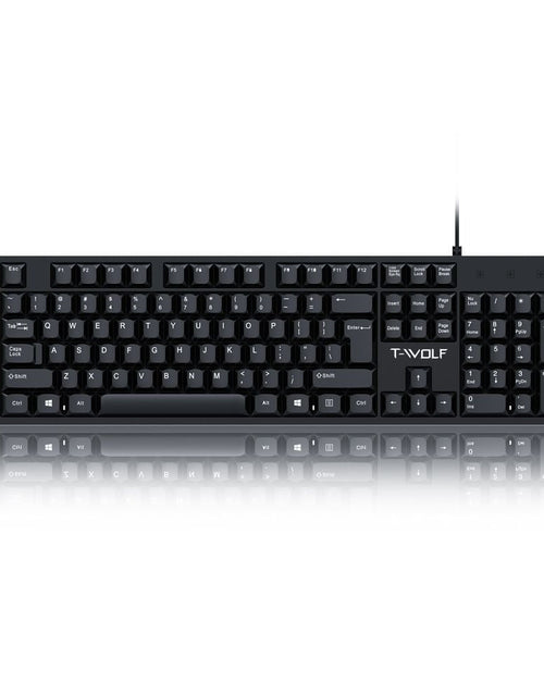 Load image into Gallery viewer, Lei Lang T15 wired USB keyboard laptop for office, home, and business use

