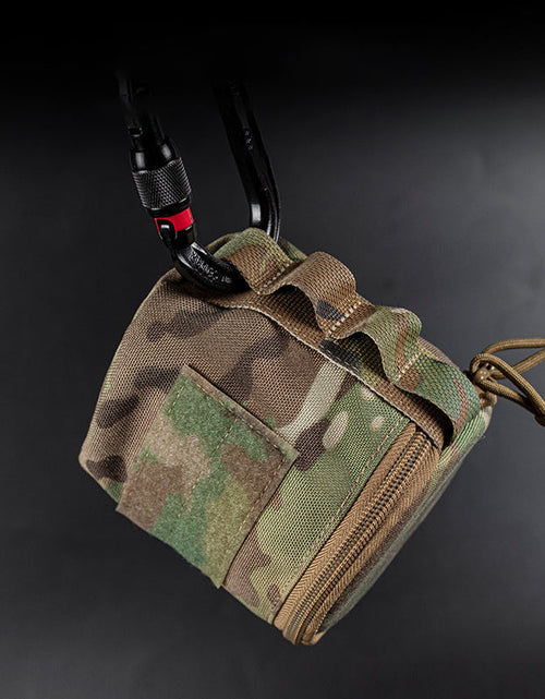 Load image into Gallery viewer, Velcro MOLLE Webbing Paper Towel Quick Draw Paper Roll Paper Storage Bag
