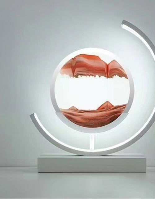 Load image into Gallery viewer, LED Flowing Sand Painting Lamp: Night Light for Home (Gift Option)
