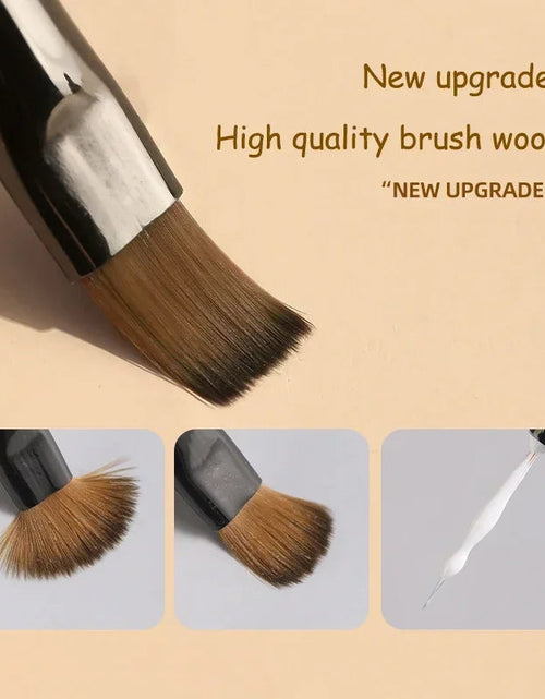 Load image into Gallery viewer, 9PCS UV Gel Nail Brush Liner DIY Painting Pen Manicure Acrylic Drawing Brush for Nail Art Design Nails Tip Display Painting Tool
