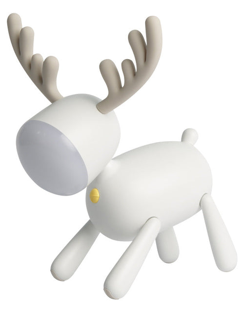 Load image into Gallery viewer, Cartoon Deer Night Light USB Charging With Sleeping Silicone Led Elk Light Children's Student Desk Reading Lamp
