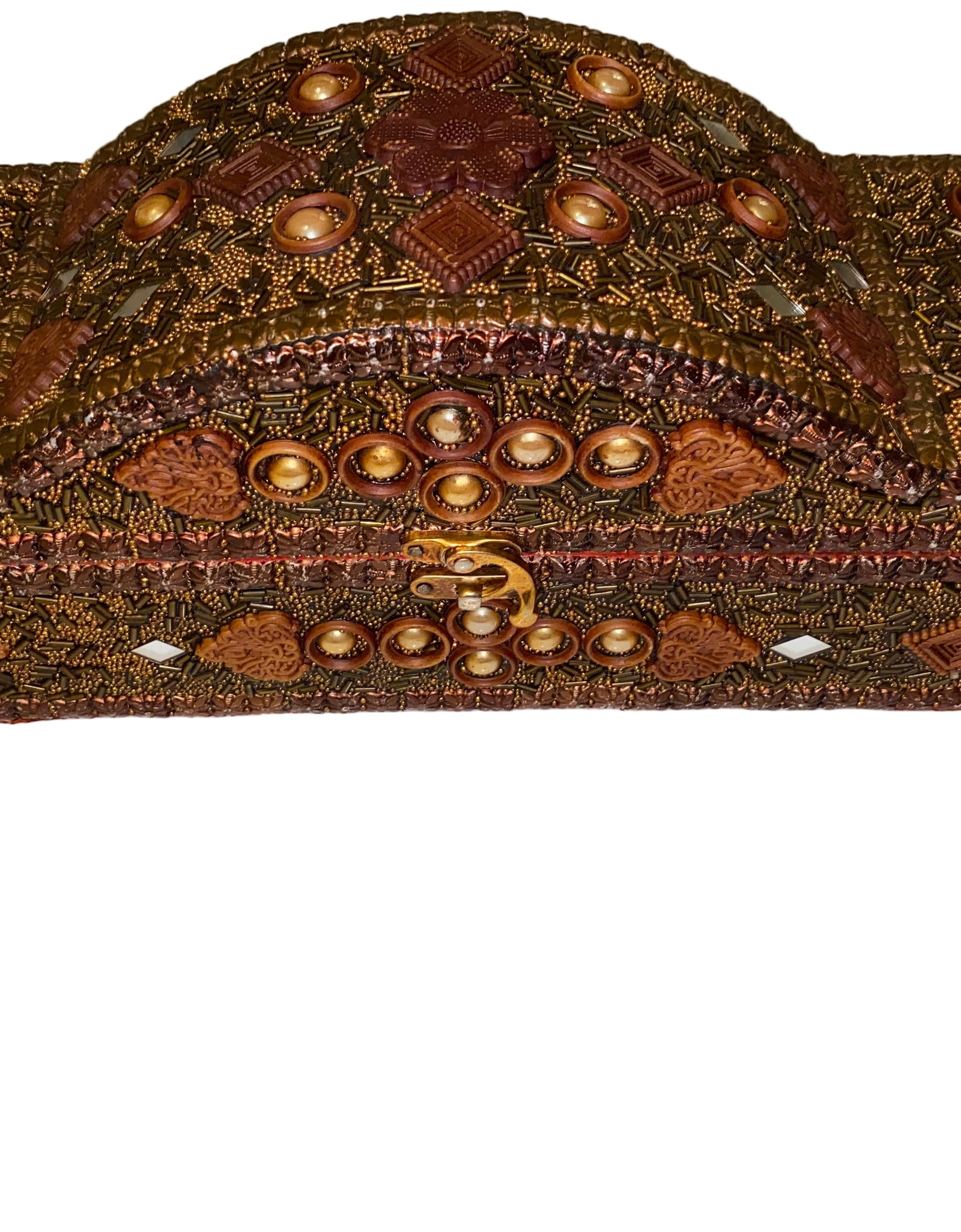 VINTAGE HANDMADE CLASSIC JEWELRY CHEST