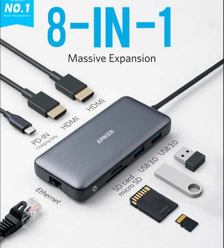 Anker <b>553</b> USB-C Hub (8-in-1)