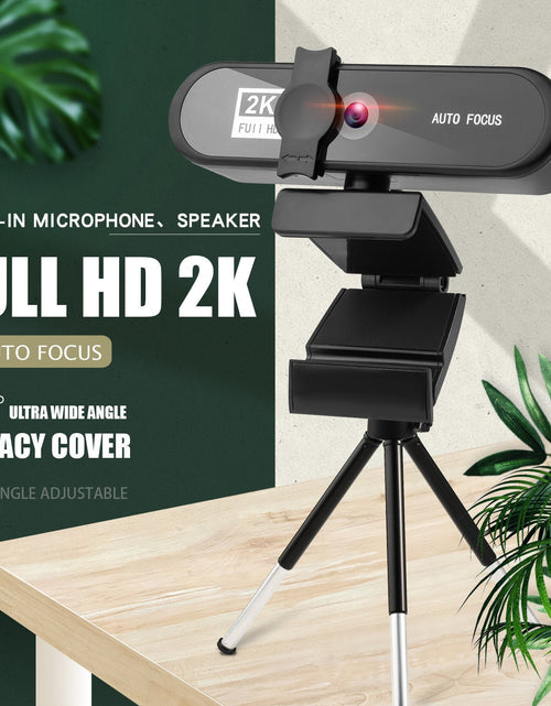 Load image into Gallery viewer, 4k Beauty Auto Focus 1080p Computer Camera 8K Network USB Live Webcam 2K Drive Free
