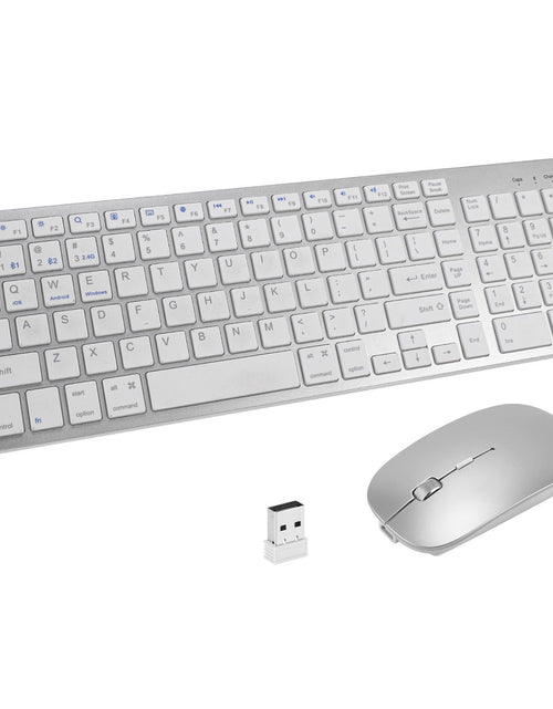 Load image into Gallery viewer, Charging Bluetooth the third mock examination wireless keyboard two zone digital mouse set for iPad game mute office
