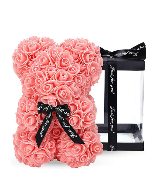 Load image into Gallery viewer, Mother's Day Gift 25cm Foam Flower Bear PE Rose Flower Bear PVC Gift Box Valentine's Day Cross-border Bestseller
