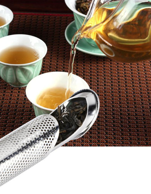 Load image into Gallery viewer, New Pipe-Shaped Tea Strainer 304 Stainless Steel Tea Leaking Tea Incubator Teapot-Shaped Tea Strainer
