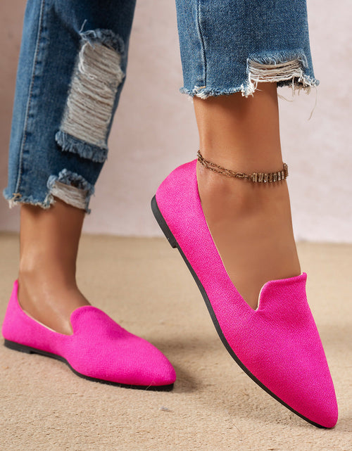 Load image into Gallery viewer, Women’s Flat Pointed-Toe Thin Shoes — Casual Everyday Flats
