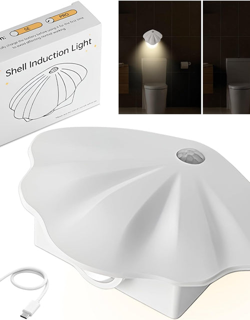 Load image into Gallery viewer, Rechargeable Toilet Light - Toilet Night Light with Motion Sensor for Toilet Stairs Hallway Cabinet

