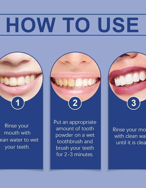 Load image into Gallery viewer, EELHOE Dental Powder Care Gums Fresh Breath Daily Gentle Cleaning Teeth Stains Yellow Powder
