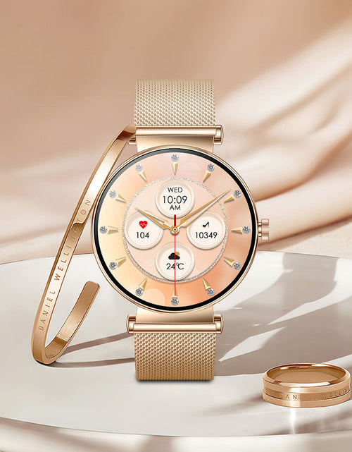 Load image into Gallery viewer, Y16 ultra-thin smartwatch with female AMOLED screen always on 466 * 466 high-definition pixel watch

