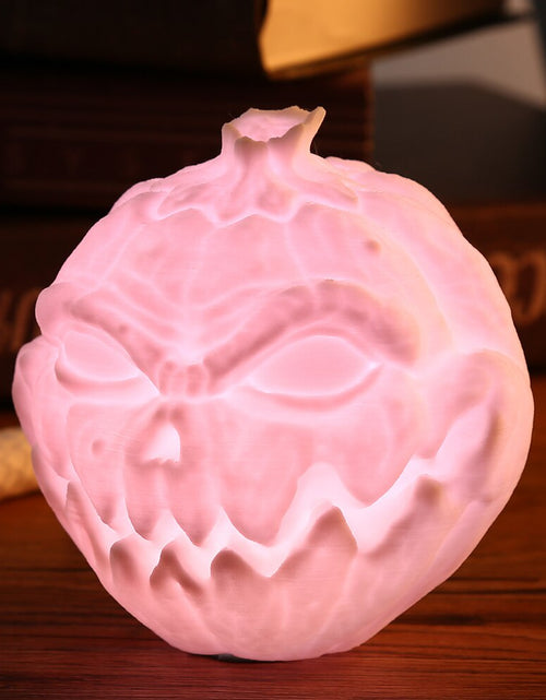 Load image into Gallery viewer, 3D Printing Devil Pumpkin Face Light Pat Night Lamp For Halloween
