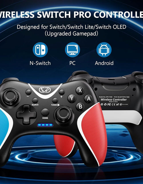 Load image into Gallery viewer, Switch game controller NS wireless controller custom back key programming continuous Bluetooth wireless controller
