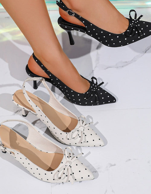 Load image into Gallery viewer, Women's Korean-Style Pointed-Toe Stiletto Backless Sandals
