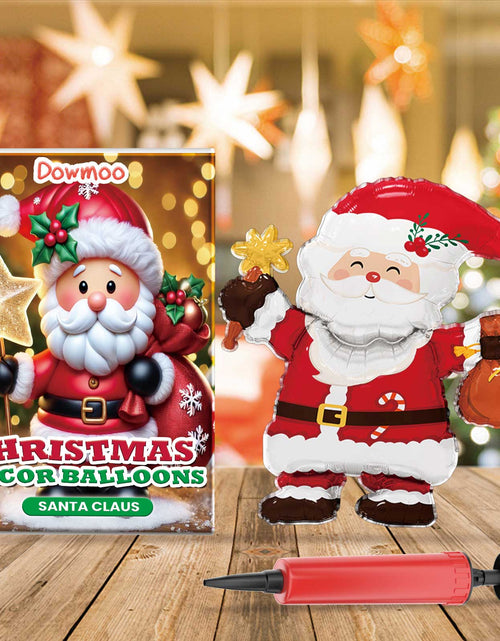 Load image into Gallery viewer, Christmas Balloons Balloon Standing Santa Claus Reindeer Christmas Tree Event Atmosphere Arrangement
