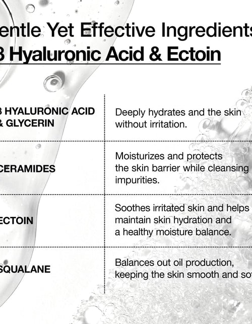 Load image into Gallery viewer, Moisturizing Gentle Gel Cleanser, Hyaluronic Acid, Squalane, Ceramide, Foaming Facial Korean Cleanser, Ph Balance, Daily Hydrating Face Wash, Korean Skincare (150Ml/5.07Fl Oz.)
