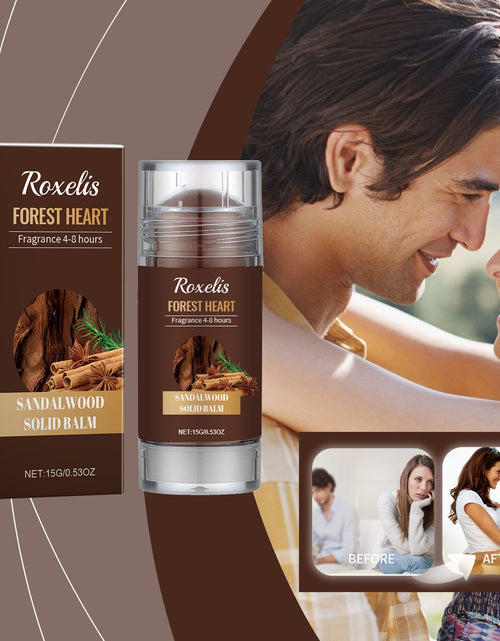 Load image into Gallery viewer, Roxelis Sandalwood Solid Balm Natural Light Fragrance Refreshing Lasting Daily Date Charming Charm Portable Solid Balm
