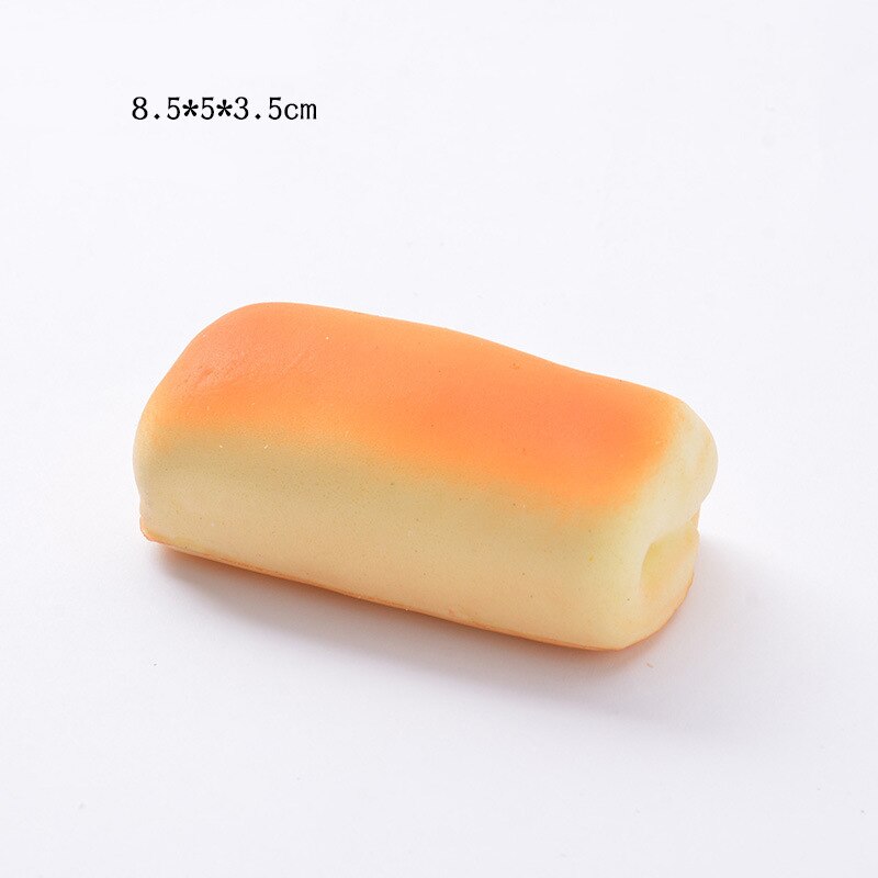 Squishy Food Creative Simulation Bread Toast Donuts Slow Rising Squeeze Stress Relief Toys Spoof Tease People Desktop Decoration