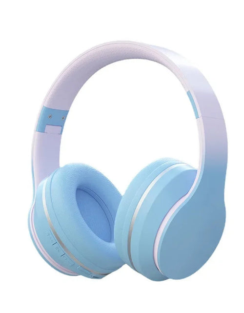 Load image into Gallery viewer, DR56 Headset Wireless Bluetooth Headset Children's Online Game Class Call E-sports Headset New Gradient.
