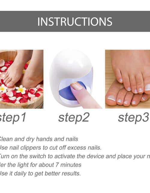 Load image into Gallery viewer, South Moon Nail Care Phototherapy Device, Repair Hands And Feet Gray Nails Yellow Ingrown Nail Soft Nail Care

