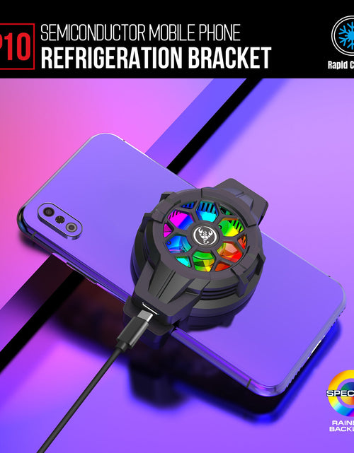 Load image into Gallery viewer, Extreme Wind Cooling Semiconductor Heat Dissipation Gaming Phone Original Heat Dissipation Clip Game Back Cooling
