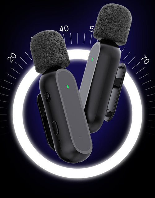 Load image into Gallery viewer, K61 wireless microphone lavalier with charging chamber video capture Tiktok live broadcast noise reduction mini microphone
