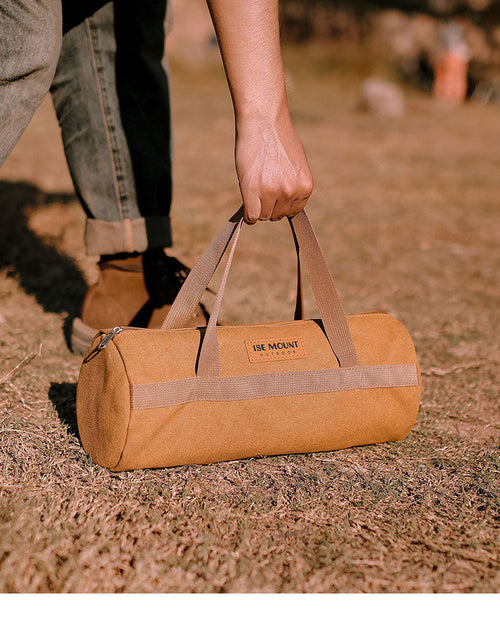 Load image into Gallery viewer, Outdoor Camping Accessories Storage Bag Tent Wind Rope Nail Tool Storage Bag Camping Portable Nail Bag Cylinder Bag
