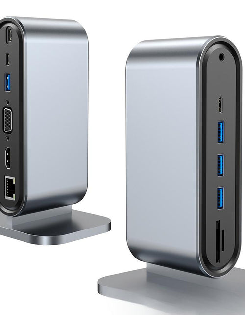 Load image into Gallery viewer, 12 in one docking station Typec vertical multi interface suitable for Apple, Huawei, Mac docking stations
