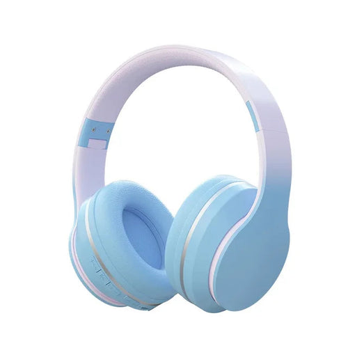 Load image into Gallery viewer, DR56 Headset Wireless Bluetooth Headset Children's Online Game Class Call E-sports Headset New Gradient.
