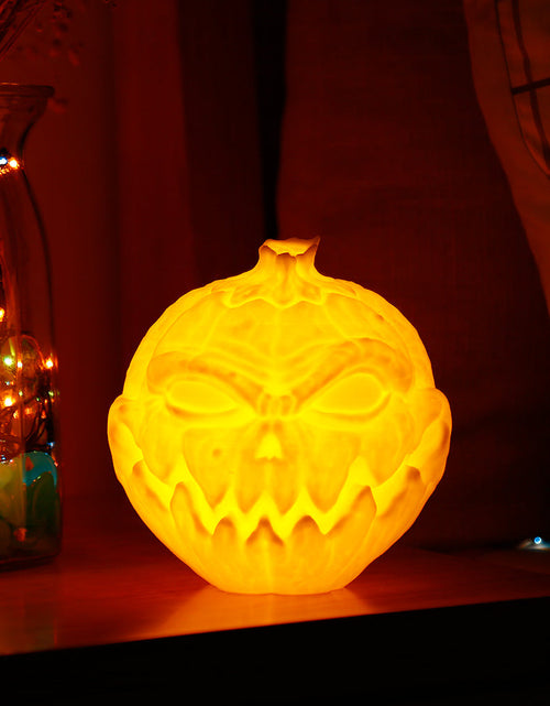 Load image into Gallery viewer, 3D Printing Devil Pumpkin Face Light Pat Night Lamp For Halloween
