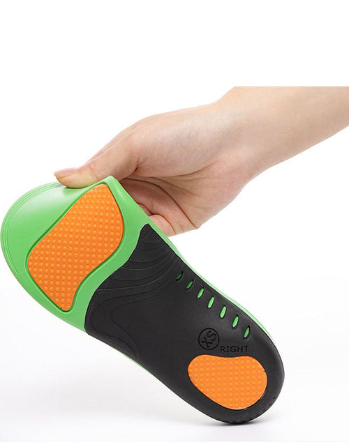 Load image into Gallery viewer, Flat foot correction insole leg shape correction shock-absorbing insole adjustable sports full pad
