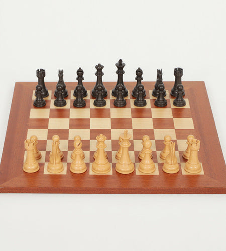 International Chess Heavy Woodgrain Chess Wooden Chess Board Western Chess Adult Luxury Set Chess