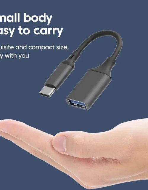Load image into Gallery viewer, OTG adapter Type-C to USB 3.0 adapter cable computer expansion converter
