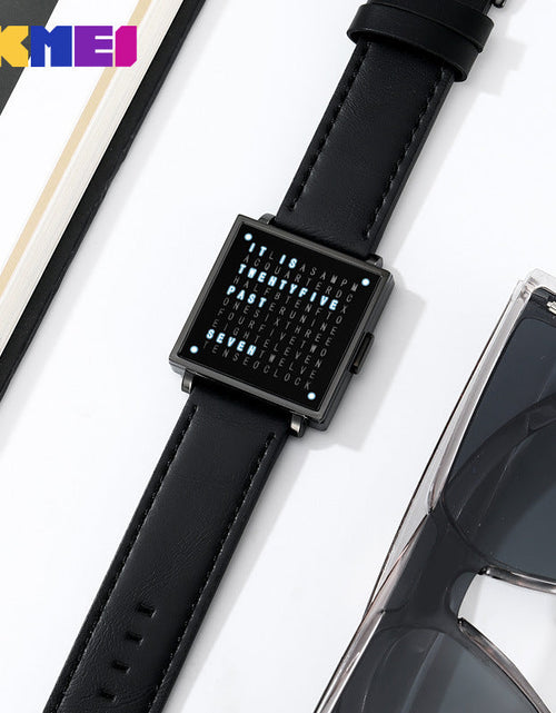 Load image into Gallery viewer, LED steel strip electronic leisure waterproof watch
