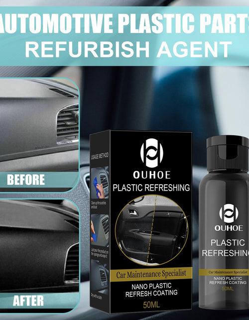Load image into Gallery viewer, OUHOE Car Plastic Dashboard Refurbisher (30ml Box) Dust-Proof Repair, Interior Cleaning And Polishing, Plastic Whitening Maintenance
