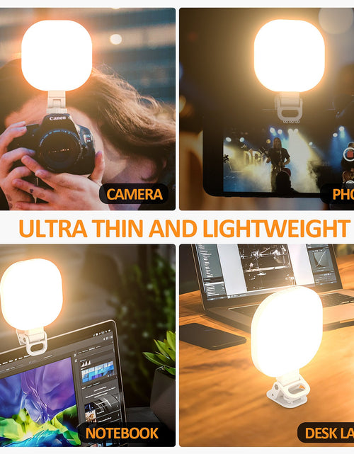 Load image into Gallery viewer, Mobile phone fill light, live broadcast ring light, computer laptop photography light, LED video conference fill light

