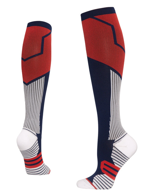 Load image into Gallery viewer, Outdoor sports pressure socks, women's long tube skipping rope fitness calf socks, second grade gradient elastic compression socks
