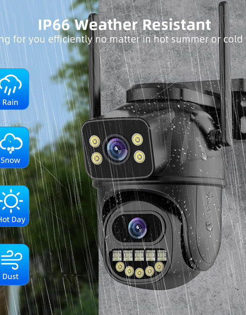 Load image into Gallery viewer, Dual screen wireless 360 degree mobile remote outdoor WiFi camera monitoring
