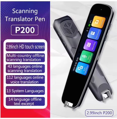 Load image into Gallery viewer, Smart AI Scan Reader Portable Voice Translator Scanner Pen WIFI AI Voice  Languages Translator For Dyslexia Autism

