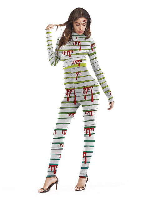 Load image into Gallery viewer, Halloween costume festival event party costume COS long sleeve jumpsuit
